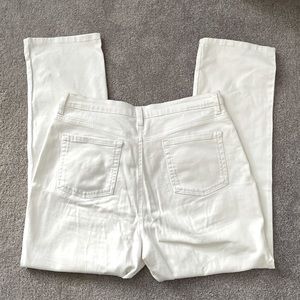 Bright white jeans for summer time!